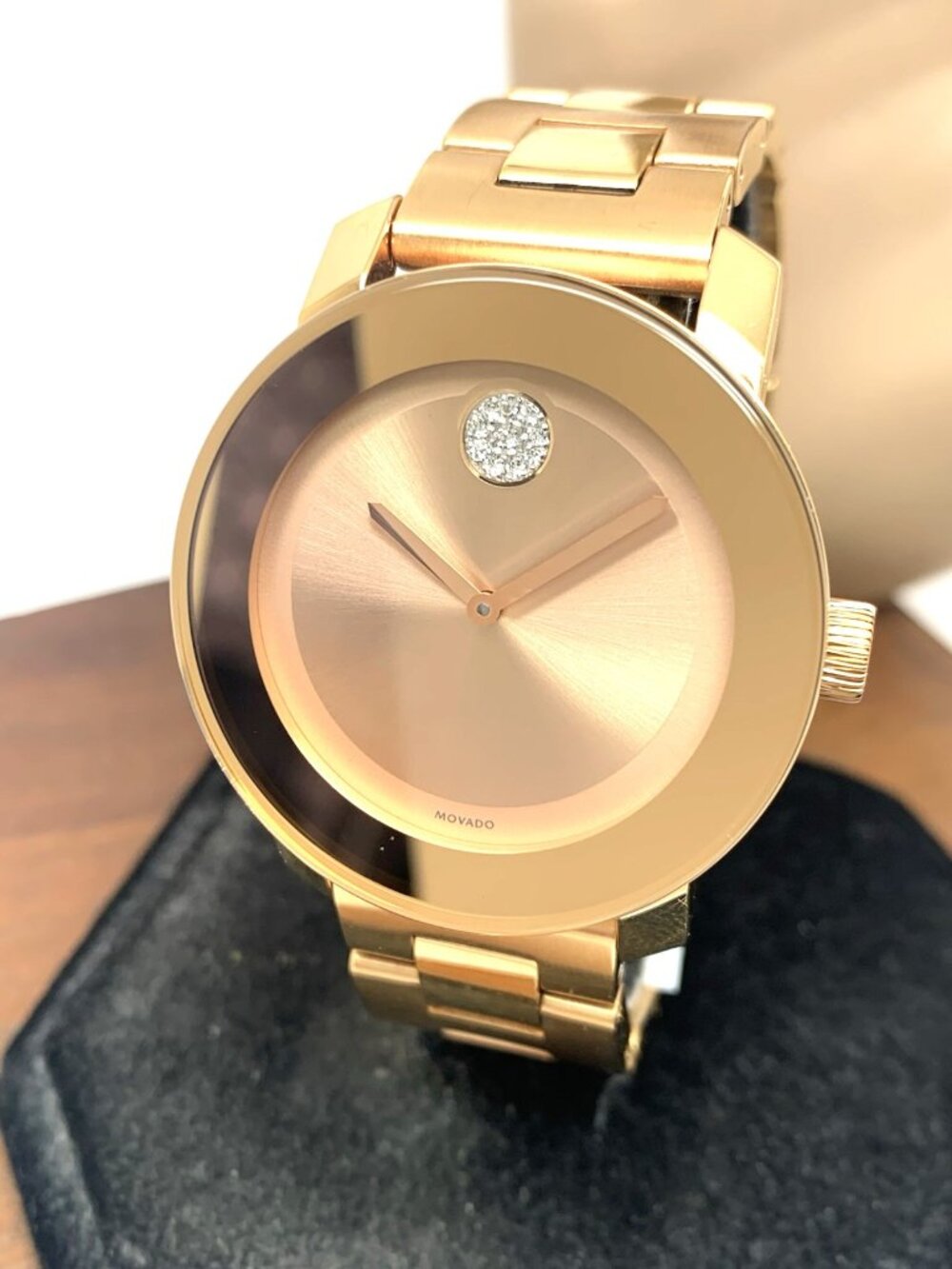 Movado Women's Watch 3600086 Bold Swiss Quartz Rose Gold Stainless Steel 36mm